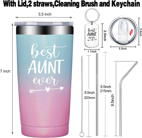 Best Aunt Ever Tumbler  Perfect Gift for Aunties